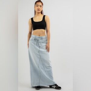 Levi’s Light Blue Denim Maxi Skirt